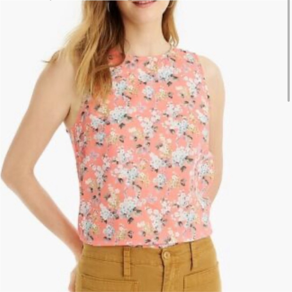J.Crew Liberty Josephine Floral Sleeveless top